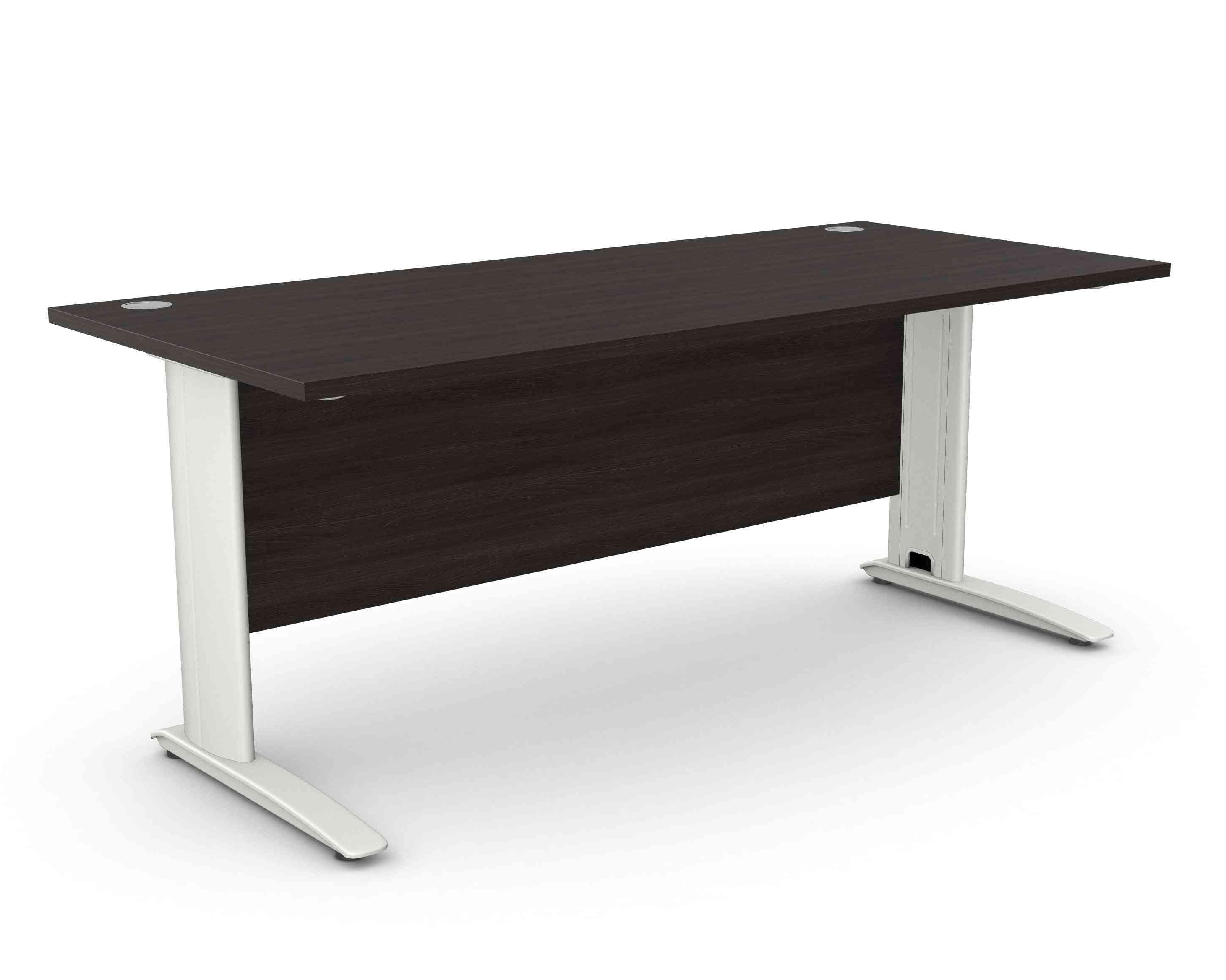 Biroja galds ARETH STANDARD, ar nosegpaneli-Ergostock