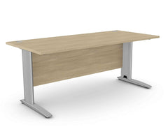 Biroja galds ARETH STANDARD, ar nosegpaneli-Ergostock