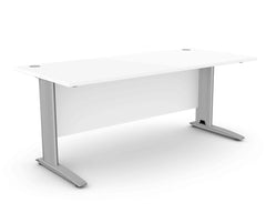 Biroja galds ARETH STANDARD, ar nosegpaneli-Ergostock
