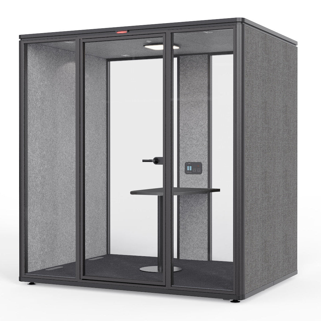 Klusuma kabīne OVIKAA M POD GEN2, 4 cilvēkiem, 31dB – Ash (pelēka) / Melna