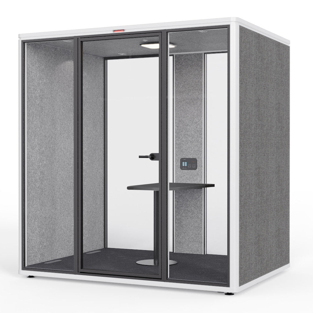 Klusuma kabīne OVIKAA M POD GEN2, 4 cilvēkiem, 31dB – Ash (pelēka) / Balta
