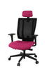 Biroja krēsls MaxPro HD Note Red - Ergostock.lv