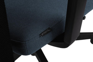 Biroja krēsls Mike 2 B SM Black Seattle - Ergostock.lv