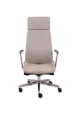 Biroja krēsls MoonWood HD Beech Wood All Chrome Seattle-Ergostock