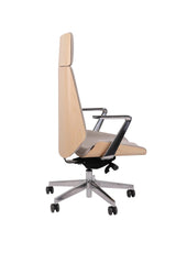 Biroja krēsls MoonWood HD Beech Wood All Chrome Seattle-Ergostock