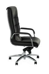 Biroja krēsls Nexus Chrome Leather - Ergostock.lv