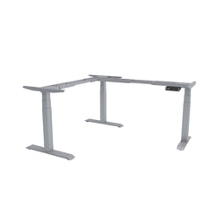 Elektriski augstumā regulējams trīsmotoru galda statīvs Prestige L forma - Ergostock.lv