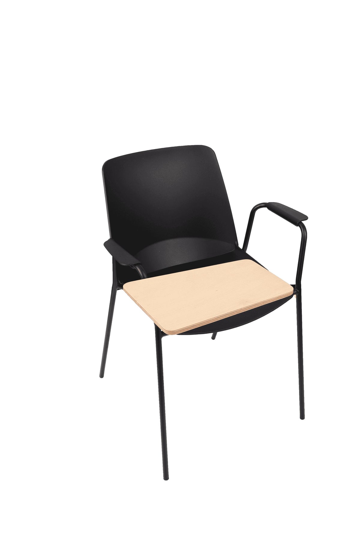 Apmeklētāju krēsls Oslo 4L ar nolokāmu galdiņu - Ergostock.lv