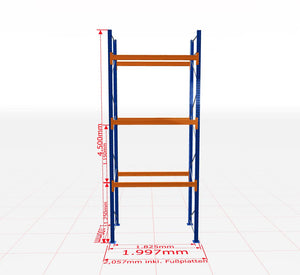 Palešu plaukts Schulte pamatsekcija dziļums 1100 mm-Ergostock