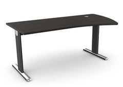 Biroja galds THEO ELEGANCE ONE, 180 x 80/100 cm - Ergostock.lv