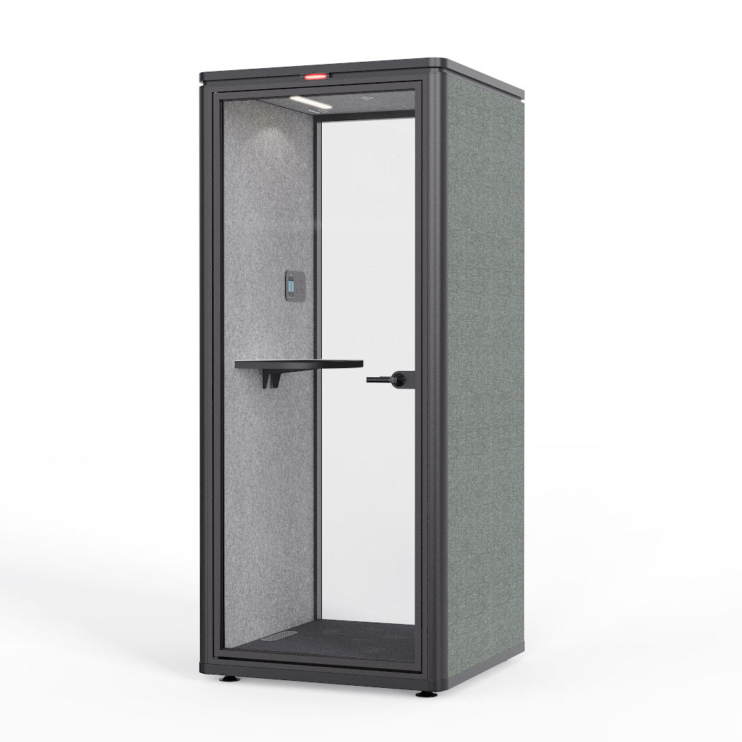 Klusuma kabīne OVIKAA S POD, A- Class 31dB – Olive (zaļgana) / Melna
