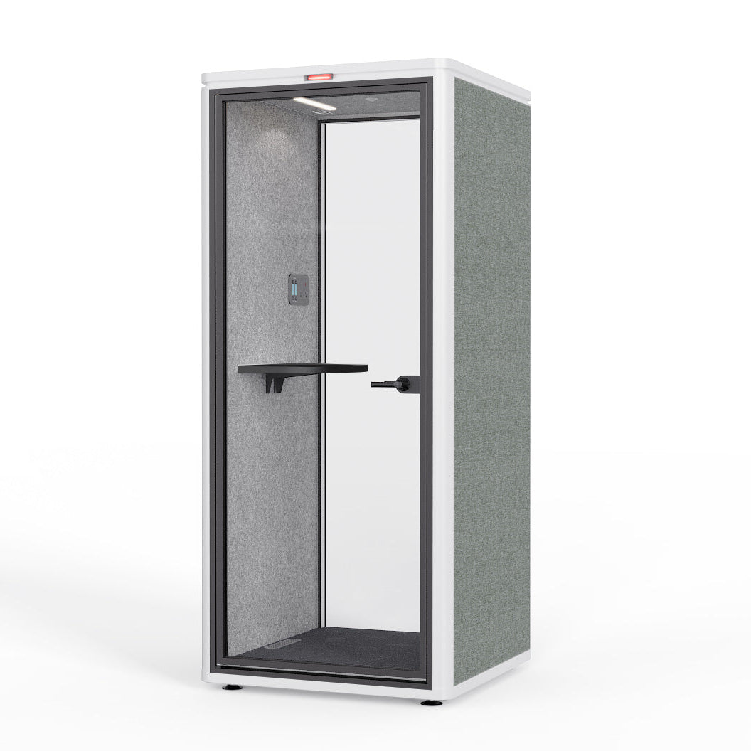 Klusuma kabīne OVIKAA S POD, A- Class 31dB – Olive (zaļgana) / Balta
