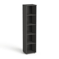 Biroja skapju komplekts Flexx Graphite, trīs skapji, kopējais platums 200 cm, grafīta - Ergostock.lv