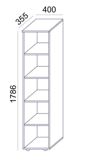 Biroja skapju komplekts Flexx Graphite, trīs skapji, kopējais platums 200 cm, grafīta - Ergostock.lv