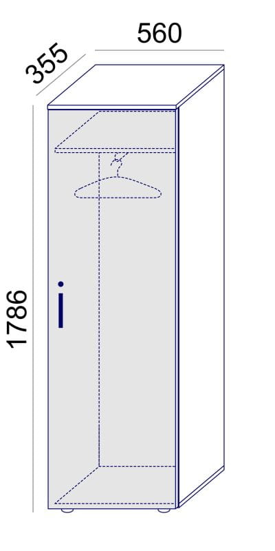 Biroja skapju komplekts Flexx One, trīs skapji, kopējais platums 256 cm, grafīta - Ergostock.lv