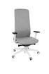 Biroja krēsls Smart White Synergy Grey - Ergostock.lv