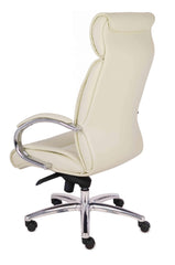 Biroja krēsls Supreme Chrome Leather-Ergostock