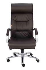 Biroja krēsls Supreme Chrome Leather-Ergostock