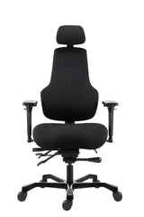 24h Biroja krēsls TAMPA, Bondai melna-Ergostock