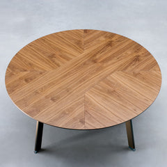 Konferenču galds SIMPLIC VENEER, diametrs 180 cm, konfigurējams-Ergostock