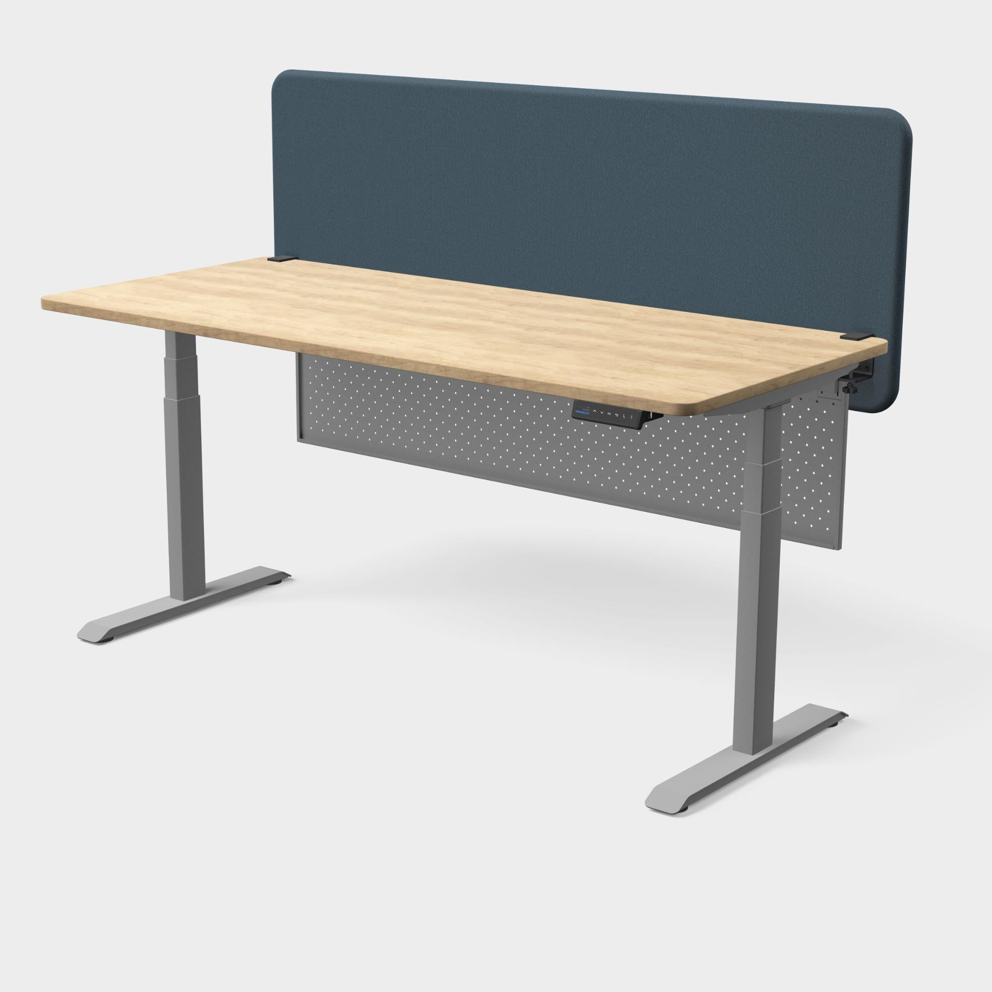 Darba vietas komplekts PRESTIGE LINE 180 x 80 cm, + TYSTIQ galda starpsiena+ nosegpanelis - Ergostock.lv