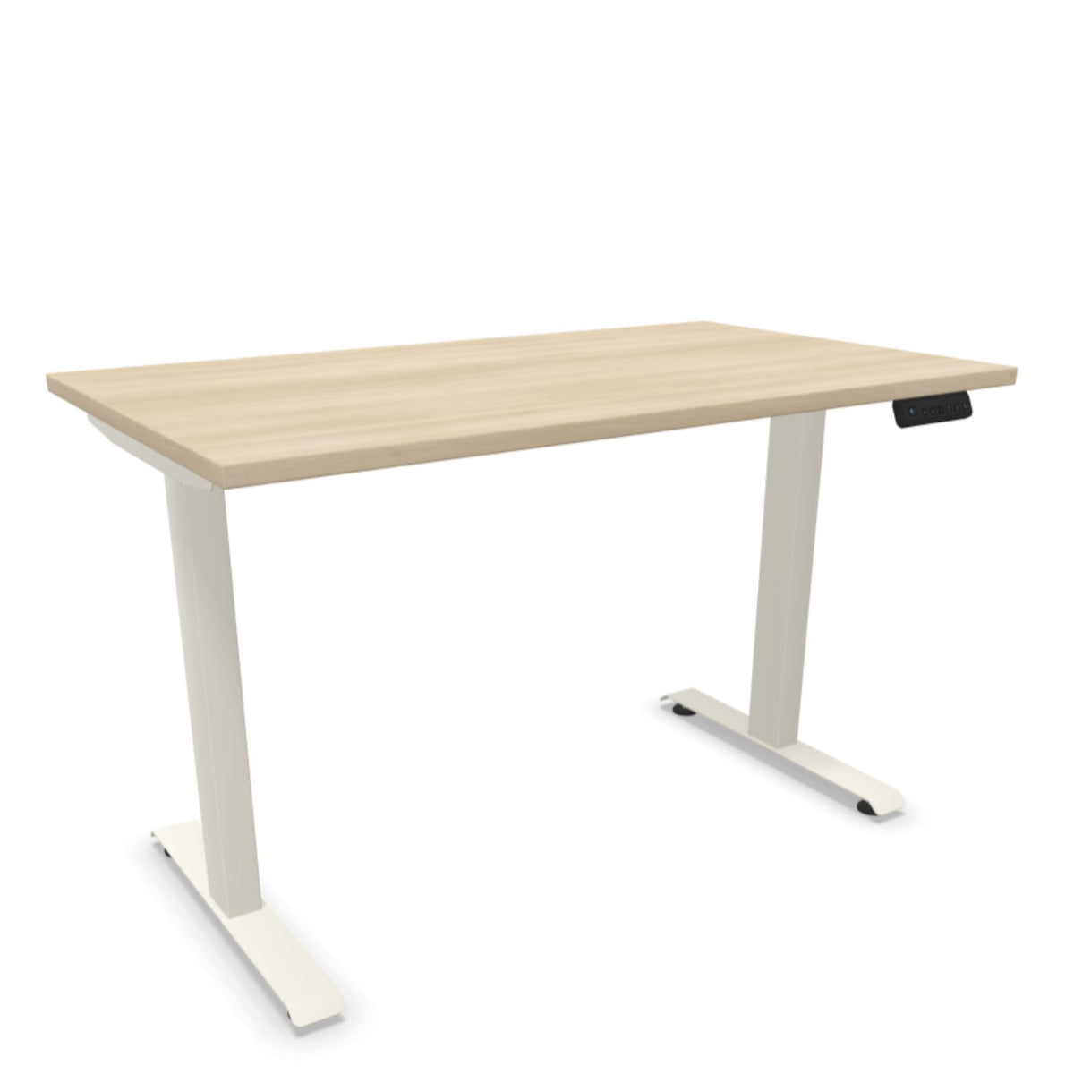 Elektriski augstumā regulējams galds LITE GEN2 – Nabucco / Balta / 120 x 65