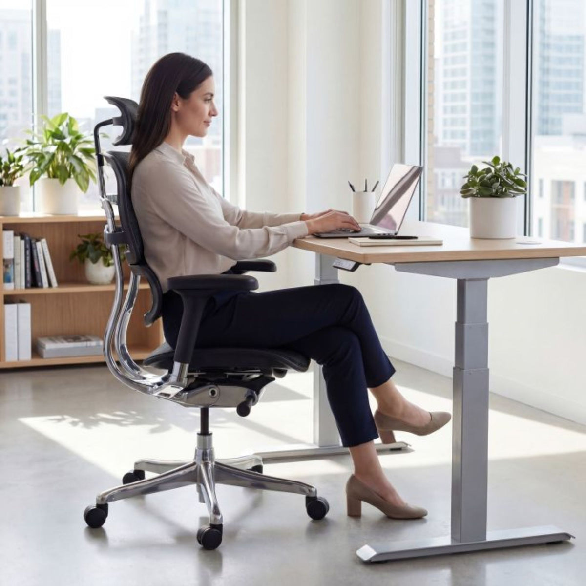 Biroja krēsls Ergohuman ELITE BS Black