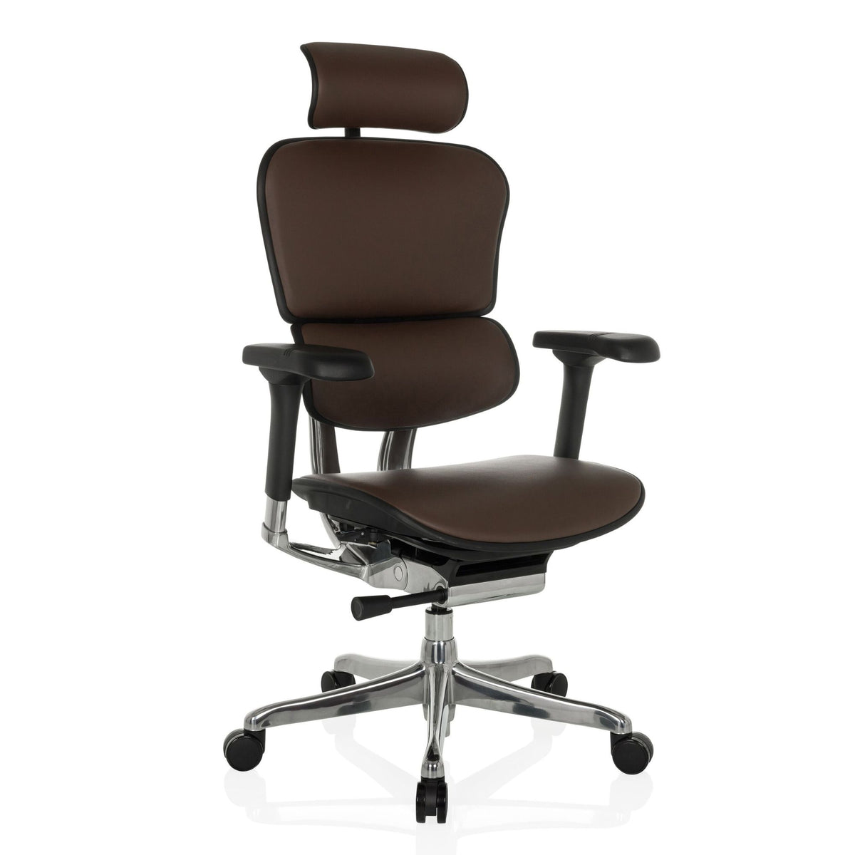 Biroja krēsls Ergohuman ELITE DARK BROWN LEATHER