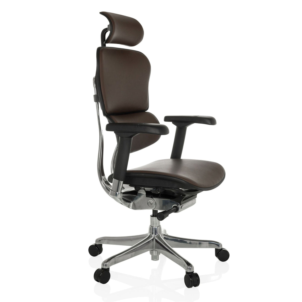 Biroja krēsls Ergohuman ELITE DARK BROWN LEATHER