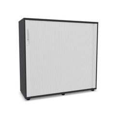 Biroja skapis NUWO ar rullo durvīm, 3 plaukti, 1140x1200x420 mm, konfigurējams - Ergostock.lv