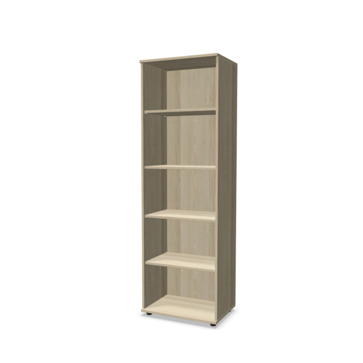 Biroja plaukts THEO, ar 5 atvērtiem plauktiem, 1800 x 600 x 375 mm-Ergostock