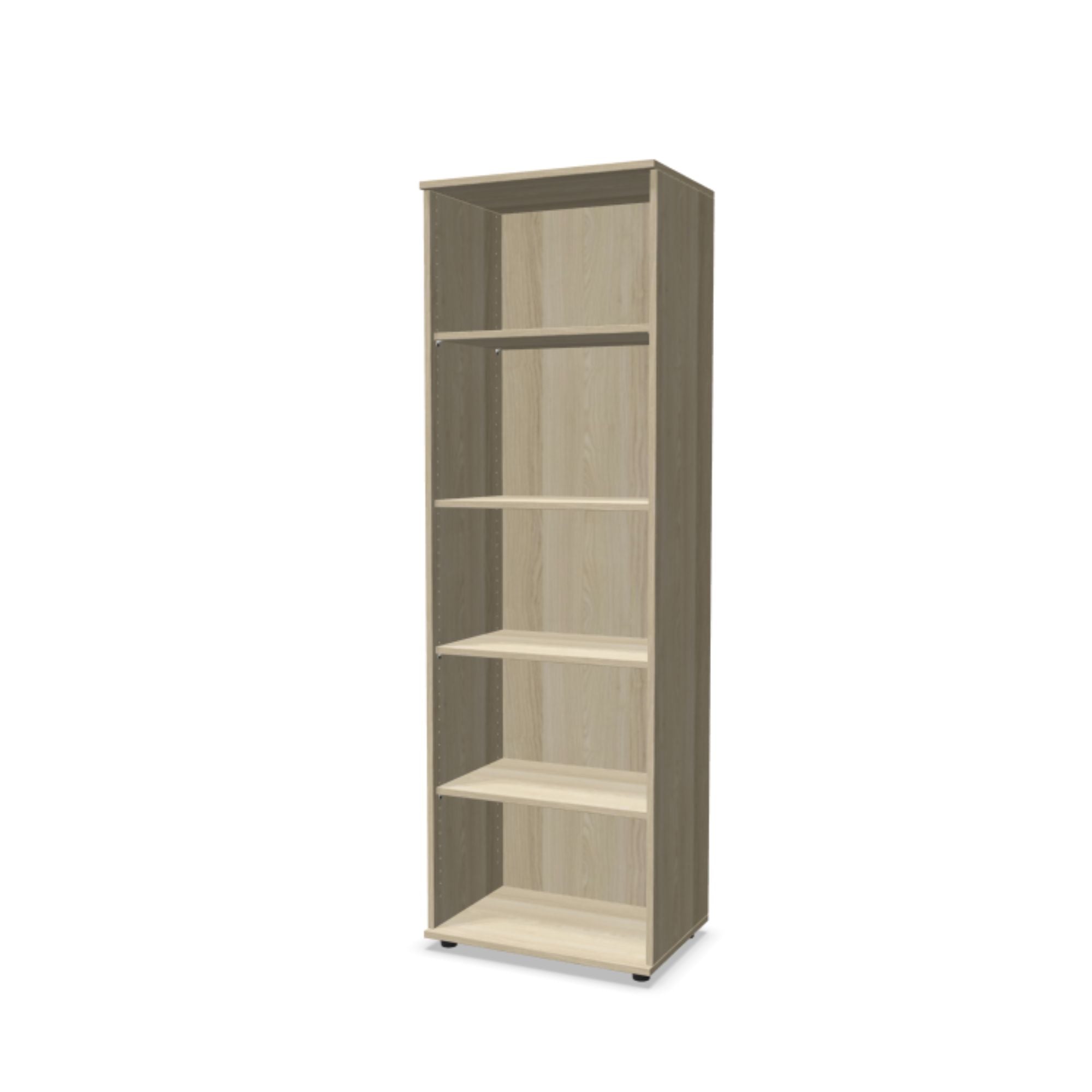 Biroja plaukts THEO, ar 5 atvērtiem plauktiem, 1800 x 600 x 375 mm-Ergostock