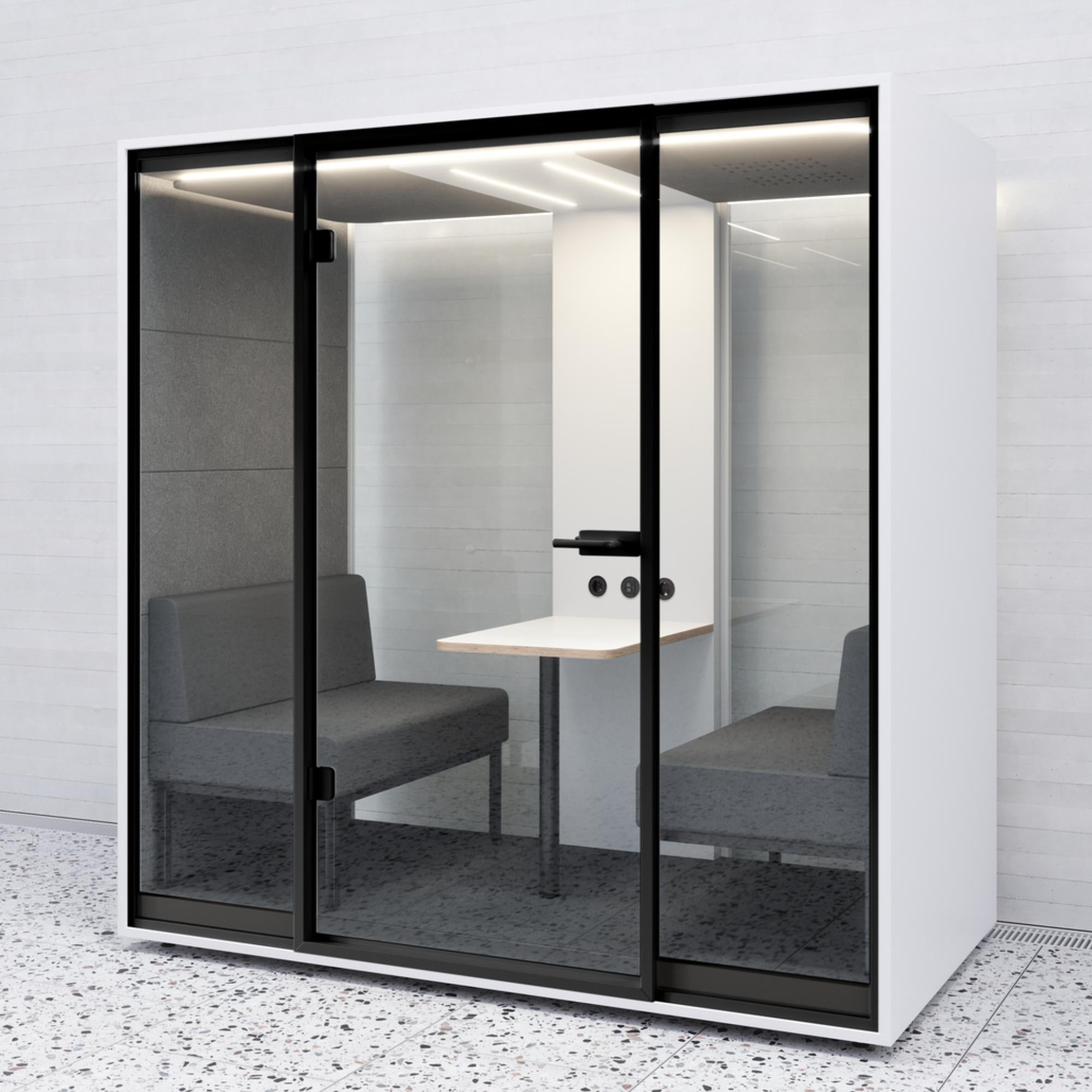 Klusuma kabīne SILENCE POD FOUR, konfigurējama - Ergostock.lv