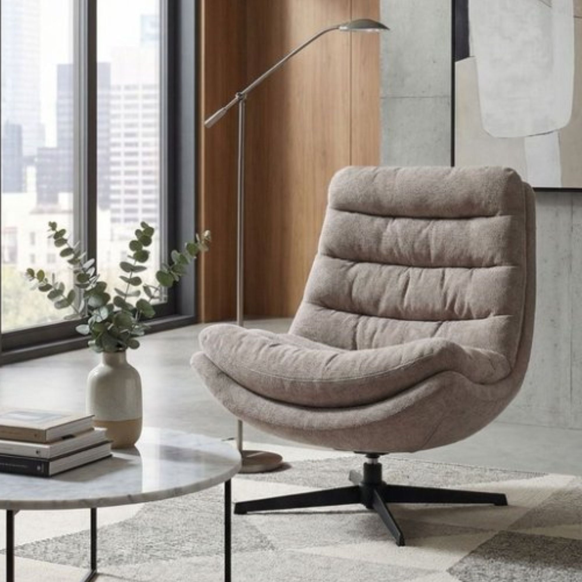 Atpūtas krēsls Calvin Beige