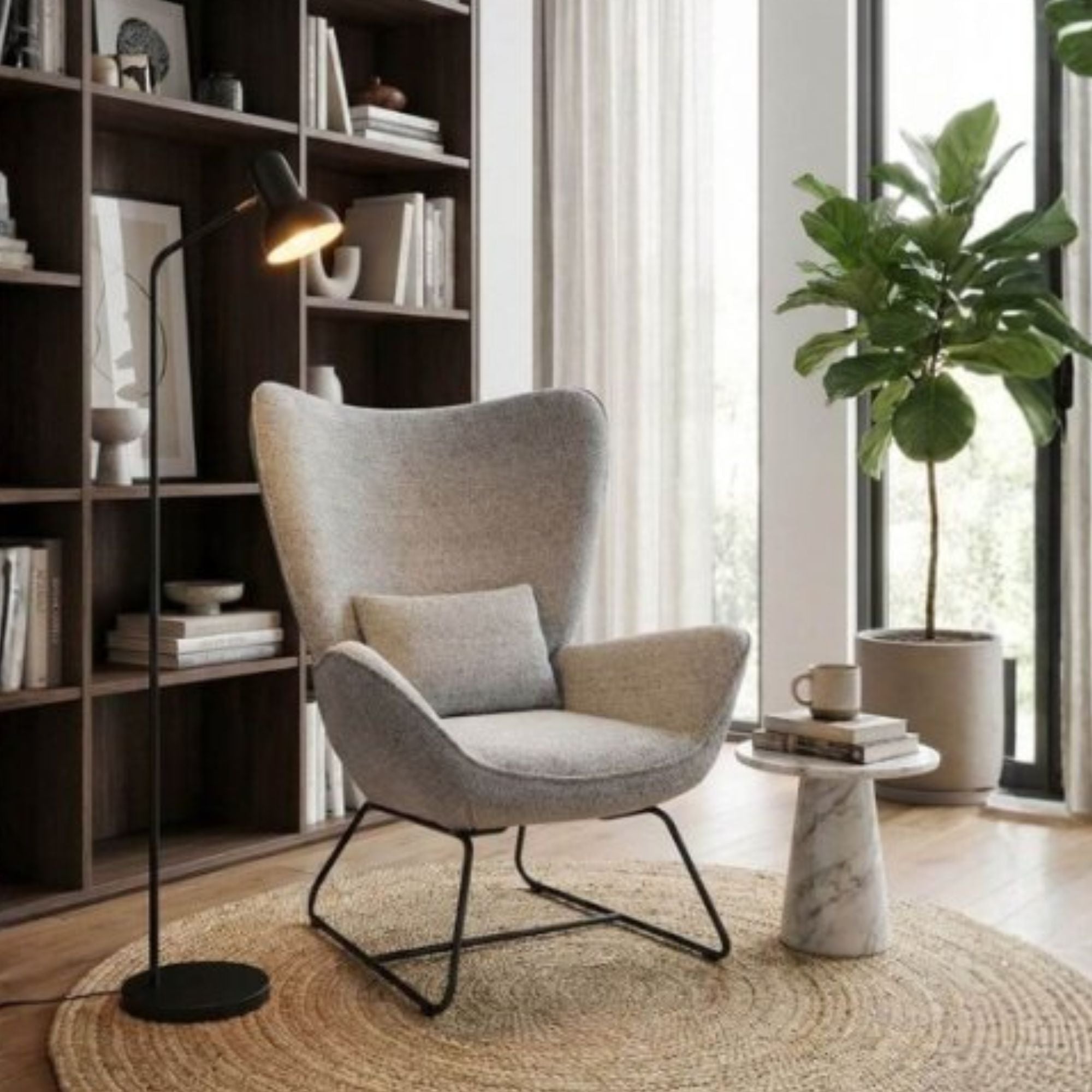 Atpūtas krēsls NUVI 2 Light Grey