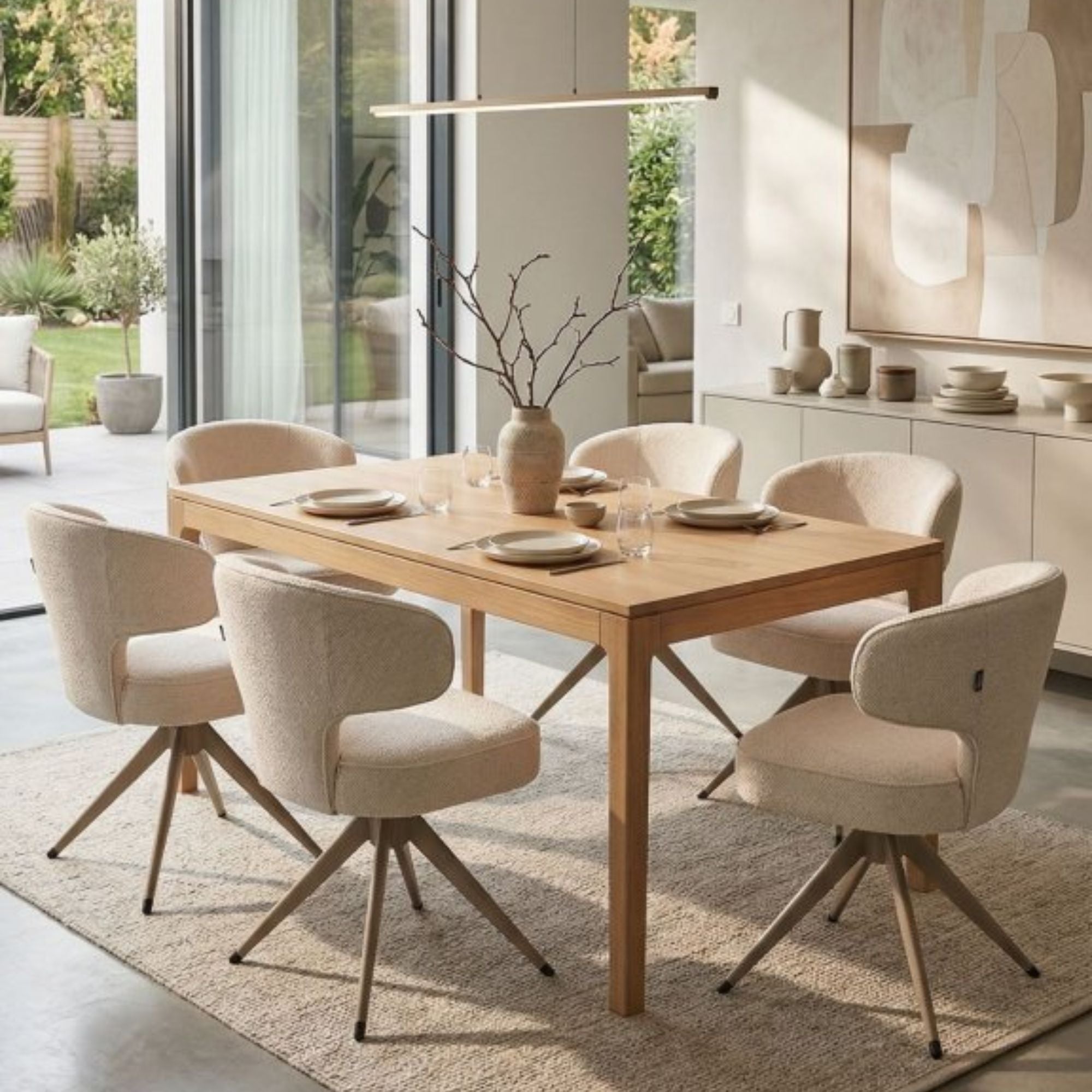Krēsls NAMY Light Beige 360°