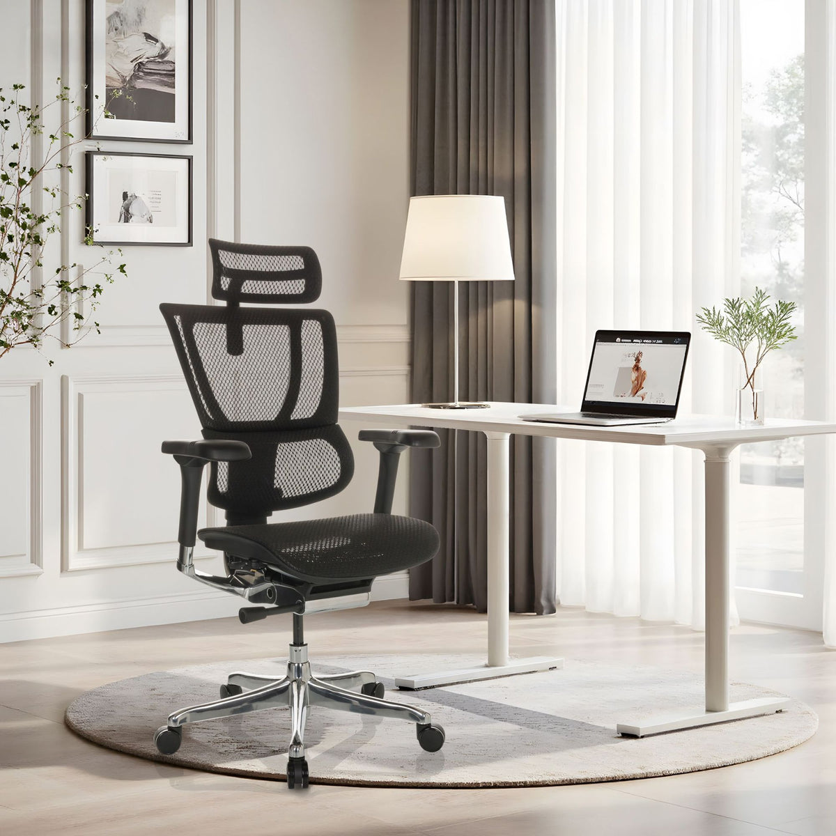 Biroja krēsls Ergohuman SLIM GEN2 Black