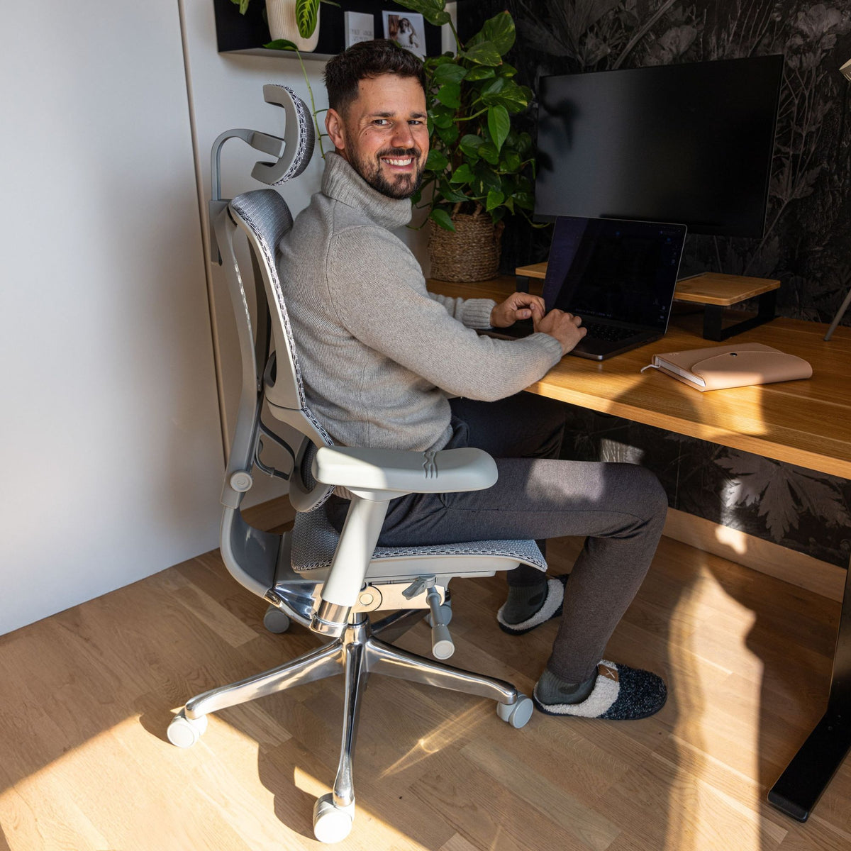 Biroja krēsls Ergohuman SLIM GS GEN2 Grey