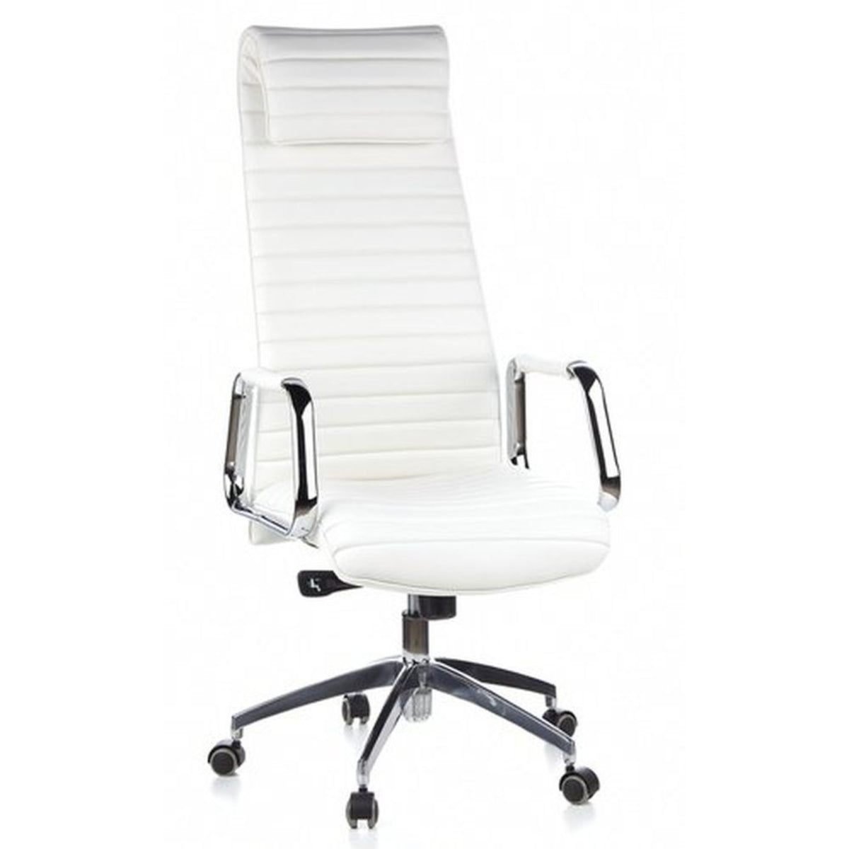 Biroja krēsls ASPERA Nappa Leather Luxus Creme White