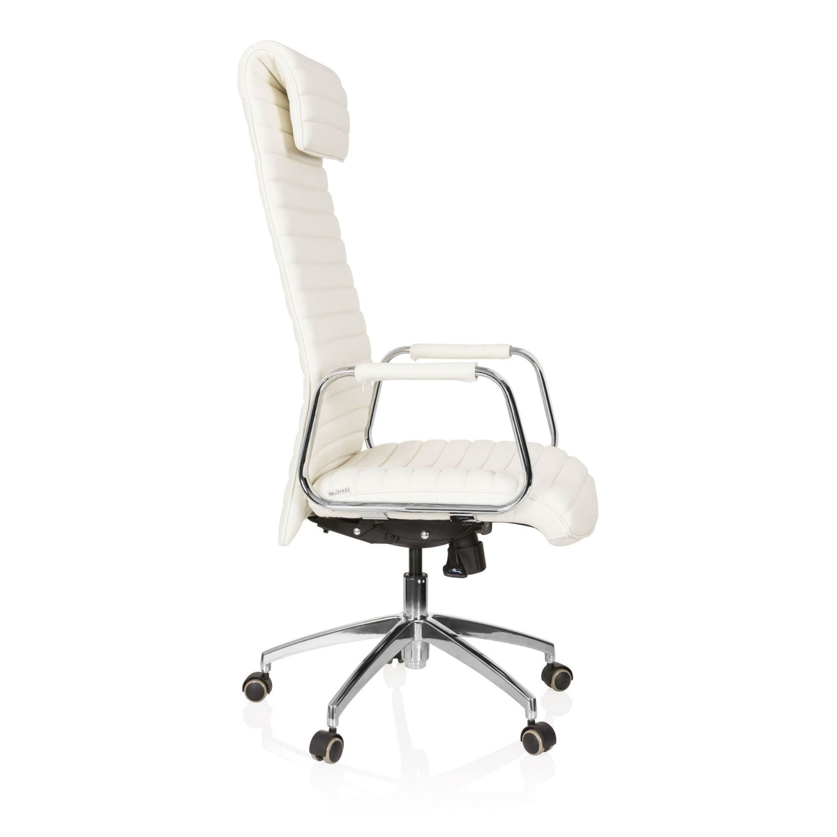 Biroja krēsls ASPERA Nappa Leather Luxus Creme White
