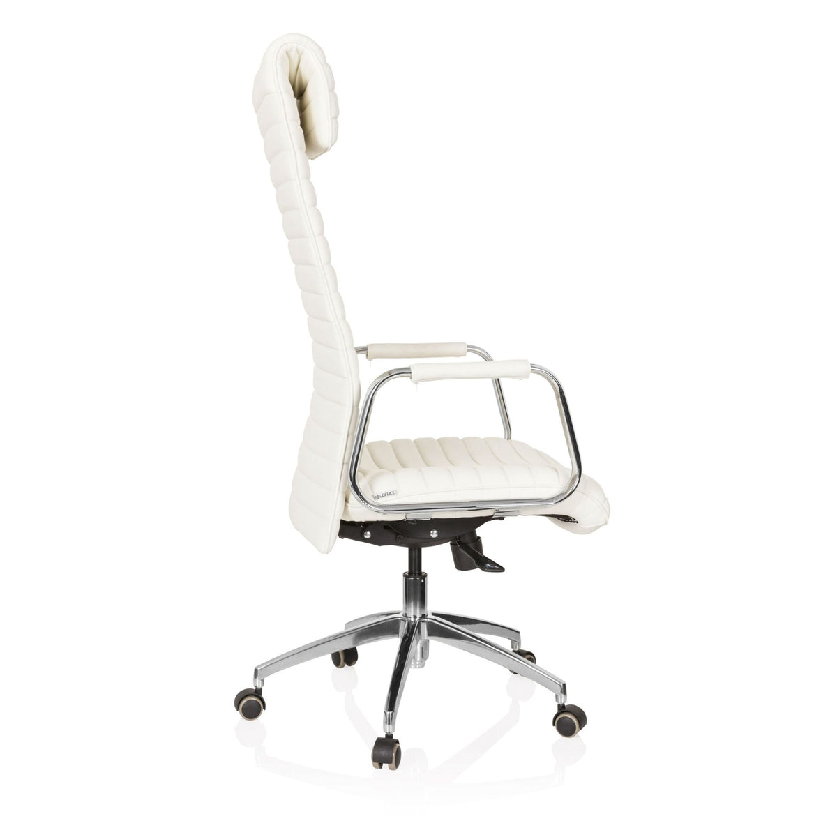 Biroja krēsls ASPERA Nappa Leather Luxus Creme White