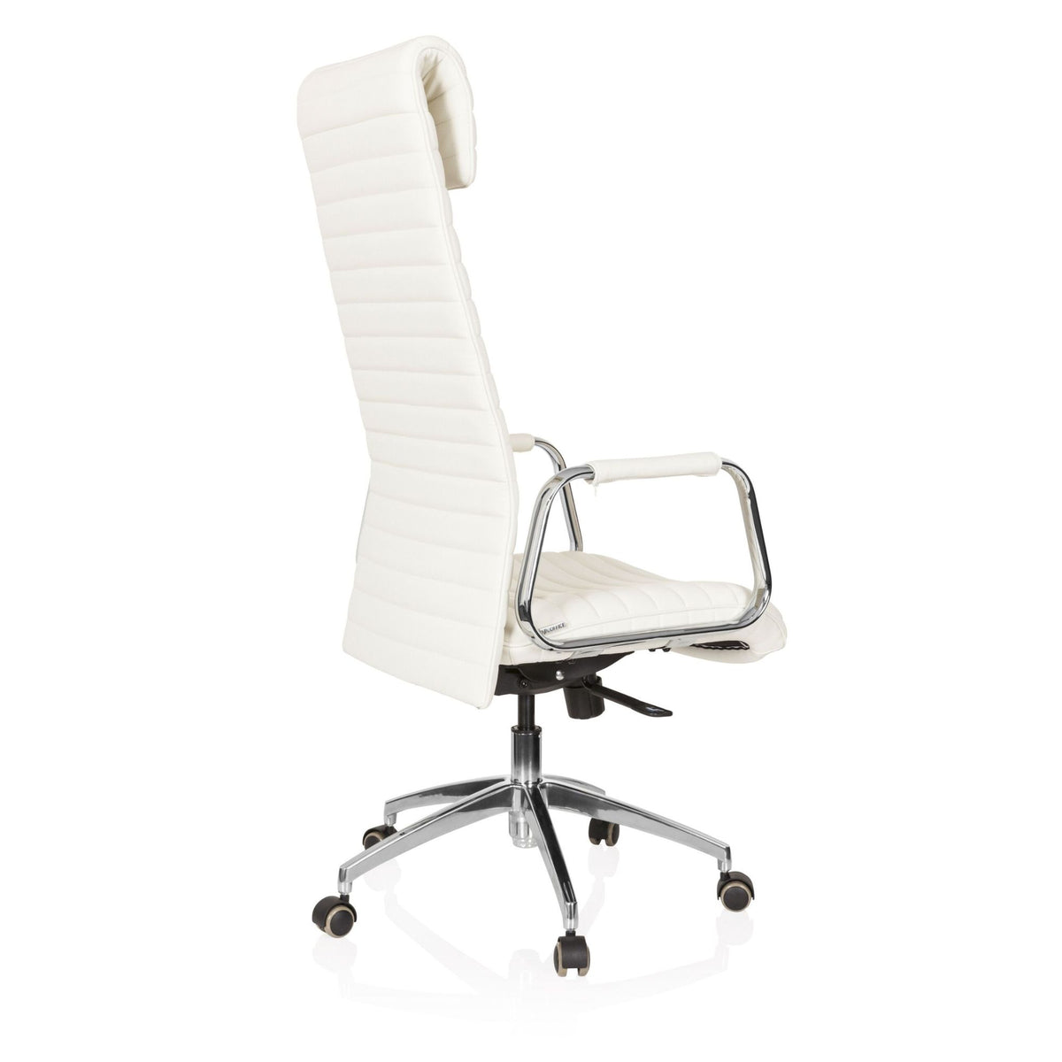 Biroja krēsls ASPERA Nappa Leather Luxus Creme White
