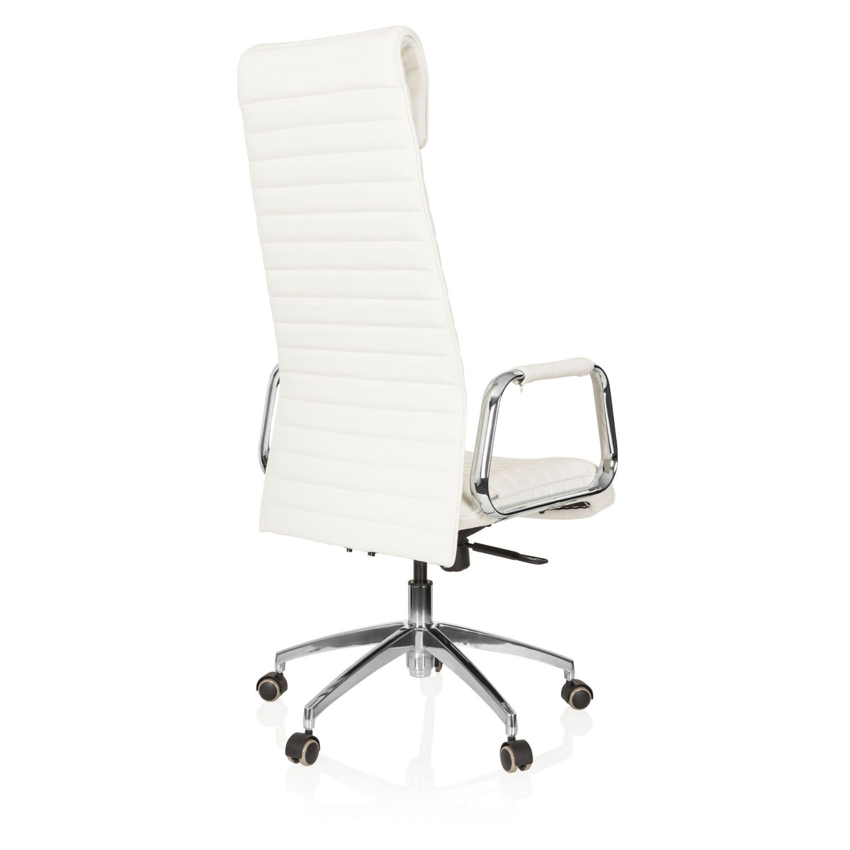 Biroja krēsls ASPERA Nappa Leather Luxus Creme White