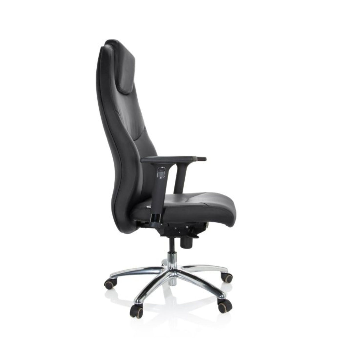 Biroja krēsls Ferrara Executive, melns (līdz 220 kg)