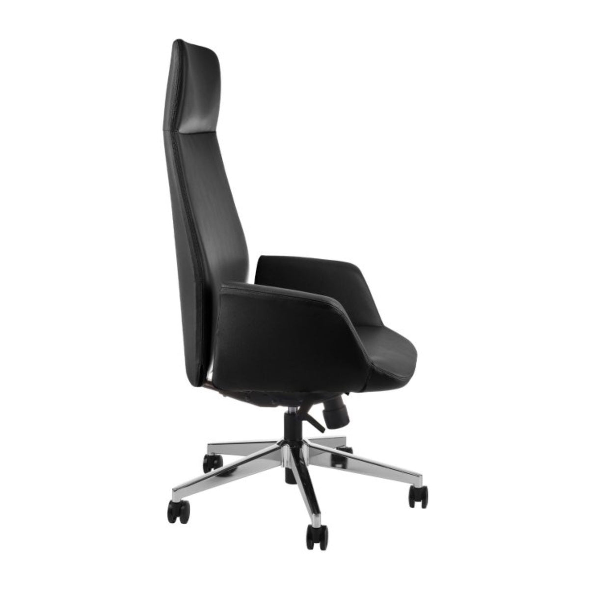 Vadītāju krēsls PRETO Executive Leather, melns
