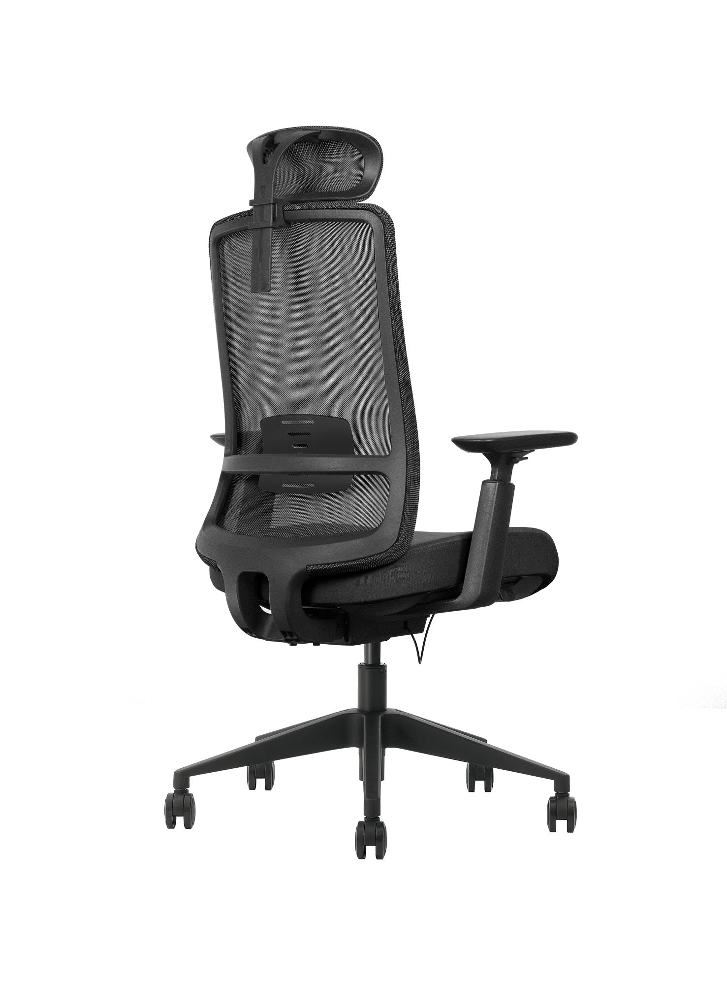 Ergostock komplekts augstumā regulējams galds Prestige Line 140 cm x 80 cm un Biroja krēsls VANE HD Handy Black - Ergostock.lv