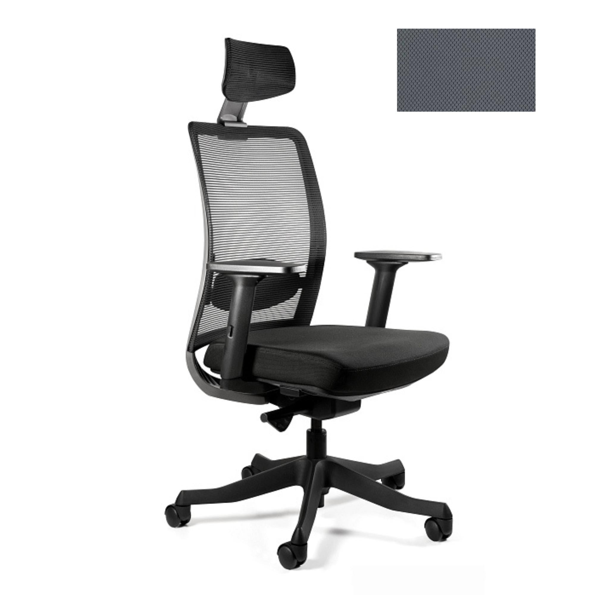 Biroja krēsls ANGGUN, melns - Ergostock.lv