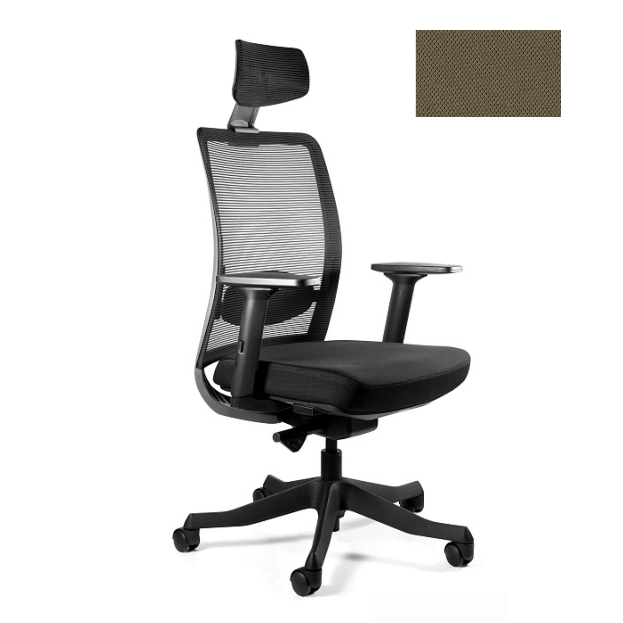 Biroja krēsls ANGGUN, melns - Ergostock.lv