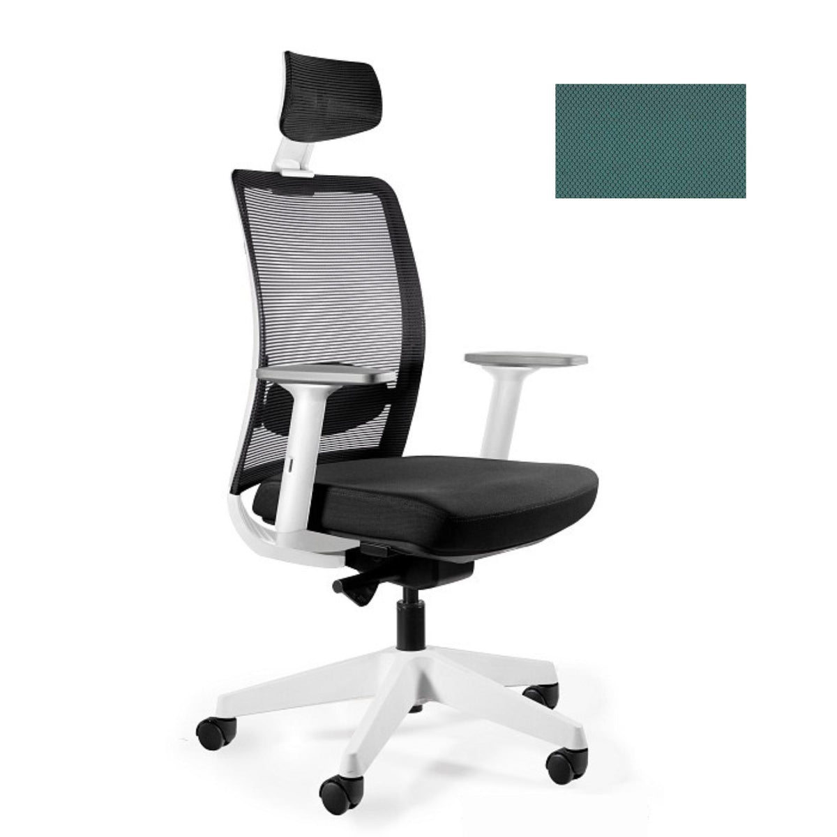 Biroja krēsls ANGGUN, balts - Ergostock.lv