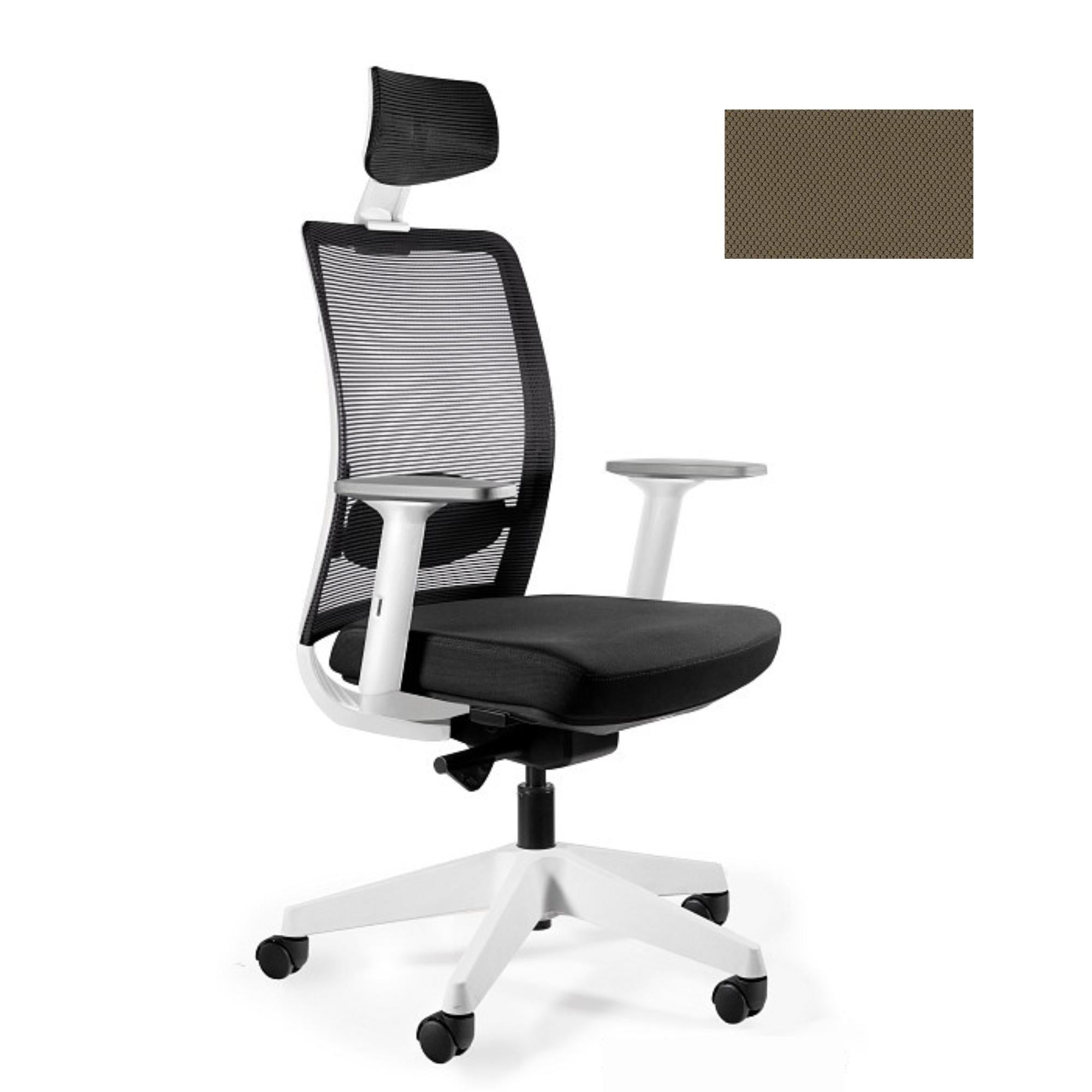 Biroja krēsls ANGGUN, balts - Ergostock.lv